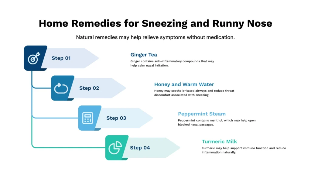 home remedies for sneezing and runny nose